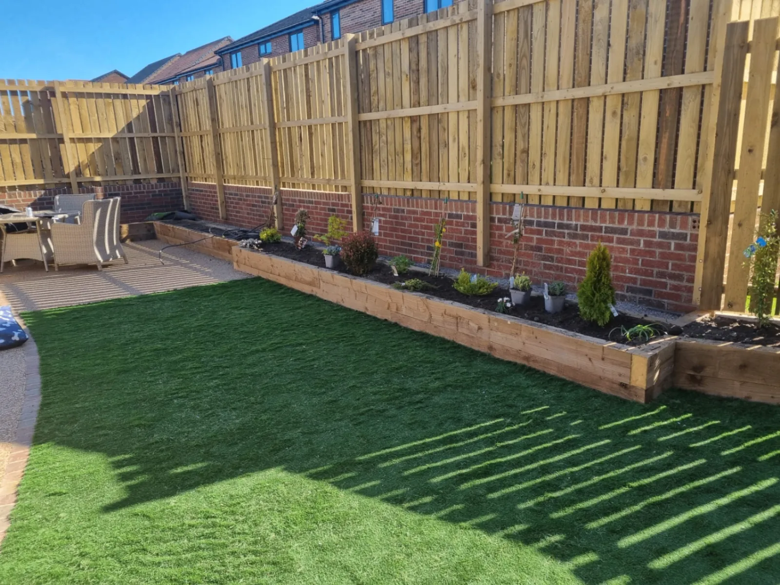 Planting and lawn prep