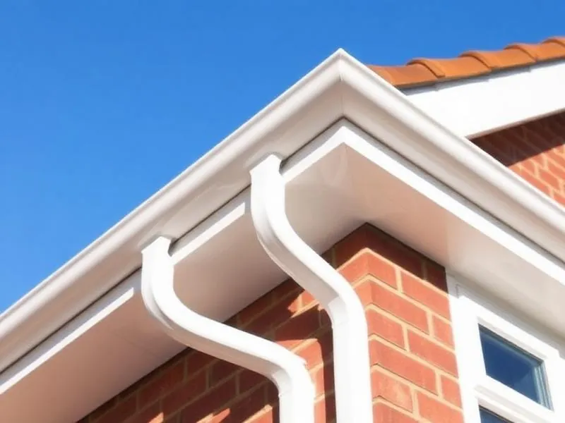 New fascias, soffits and gutters fitted — completed near Ashington, Northumberland