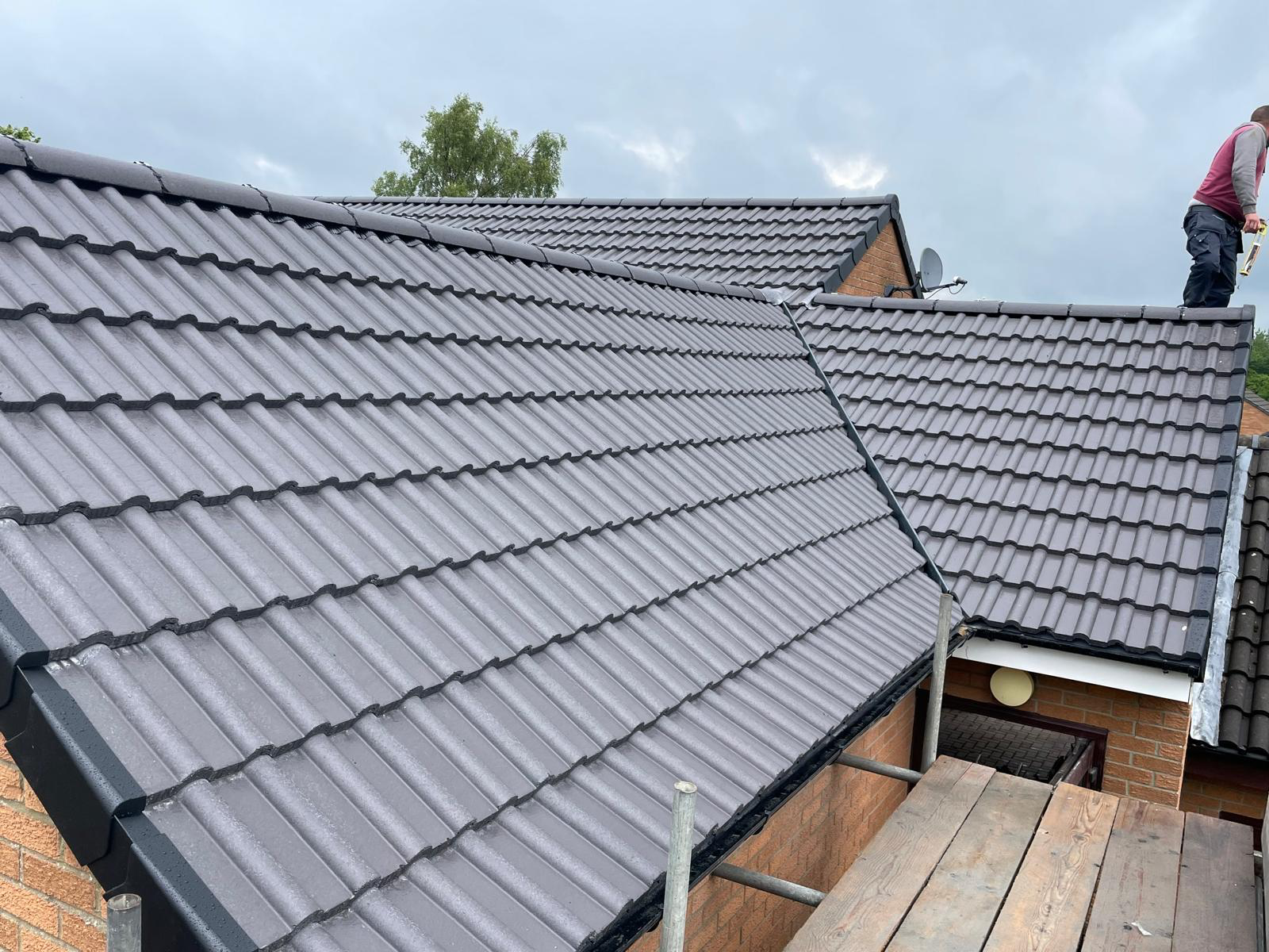 New roofline and fascia — completed near Blyth, Northumberland